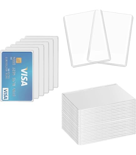 Amazon | ［B8×40枚］ カードケース 硬質 ハードタイプ クリア